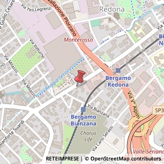 Mappa Via F. Corridoni, 25, 24124 Bergamo, Bergamo (Lombardia)