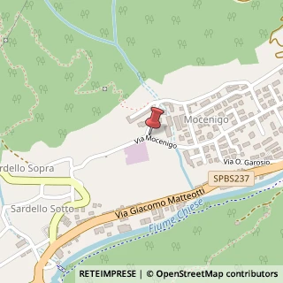 Mappa Via Mocenigo, 119, 25078 Vestone, Brescia (Lombardia)