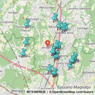 Mappa Via San Rocco, 21040 Jerago Con Orago VA, Italia (1.9895)