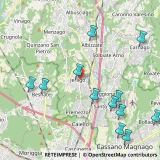Mappa Via San Rocco, 21040 Jerago Con Orago VA, Italia (2.72917)