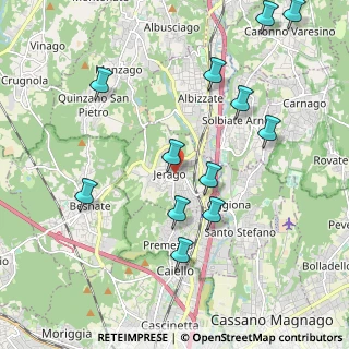 Mappa Via San Rocco, 21040 Jerago Con Orago VA, Italia (2.20833)