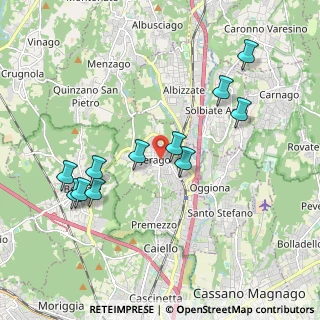 Mappa Via San Rocco, 21040 Jerago Con Orago VA, Italia (1.96455)