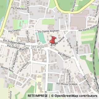 Mappa Via Varese, 4, 21040 Jerago con Orago, Varese (Lombardia)