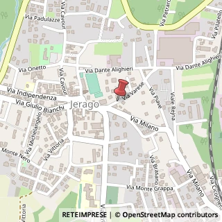 Mappa Via Varese,  8, 21040 Jerago con Orago, Varese (Lombardia)
