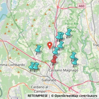 Mappa Via San Rocco, 21040 Jerago Con Orago VA, Italia (3.20455)