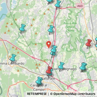 Mappa Via San Rocco, 21040 Jerago Con Orago VA, Italia (6.2365)