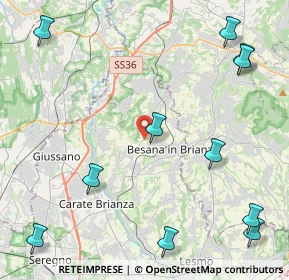 Mappa Via S. Camillo, 20842 Besana In Brianza MB, Italia (5.92)