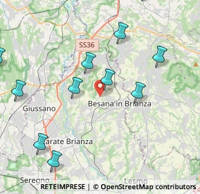 Mappa Via S. Camillo, 20842 Besana In Brianza MB, Italia (4.84636)