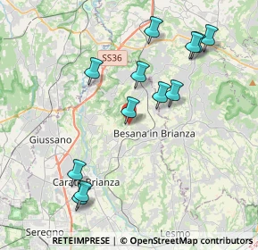 Mappa Via S. Camillo, 20842 Besana In Brianza MB, Italia (4.08417)