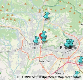 Mappa Via dell'Industria, 24035 Mozzo BG, Italia (4.90083)