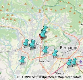 Mappa Via dell'Industria, 24035 Mozzo BG, Italia (3.46545)