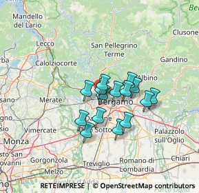 Mappa Via dell'Industria, 24035 Mozzo BG, Italia (9.10667)