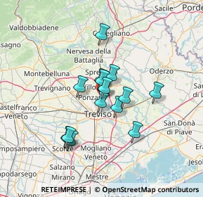 Mappa Via Piavesella, 31050 Villorba TV, Italia (10.03286)