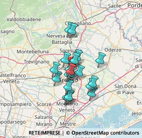 Mappa Via Piavesella, 31050 Villorba TV, Italia (9.539)