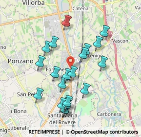 Mappa Via Piavesella, 31050 Villorba TV, Italia (1.771)