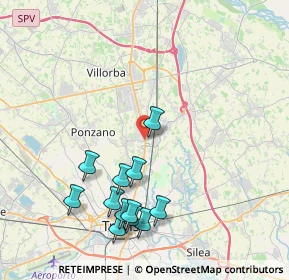 Mappa Via Piavesella, 31050 Villorba TV, Italia (4.29583)