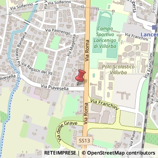 Mappa Via Piavesella, 6, 31020 Villorba, Treviso (Veneto)