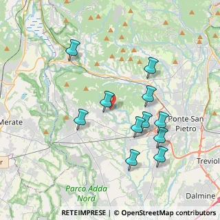 Mappa Via Don Candido Valsecchi, 24039 Sotto il Monte Giovanni XXIII BG, Italia (3.68545)