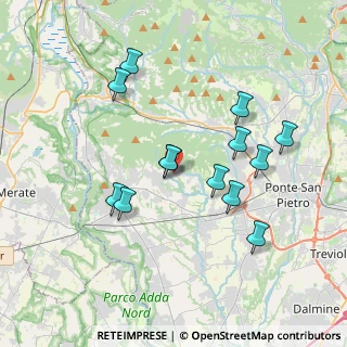 Mappa Via Don Candido Valsecchi, 24039 Sotto il Monte Giovanni XXIII BG, Italia (3.49077)