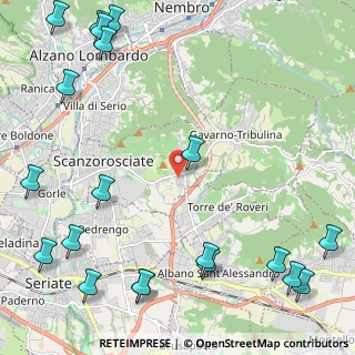 Mappa Via Monte Negrone, 24020 Scanzorosciate BG, Italia (3.3245)