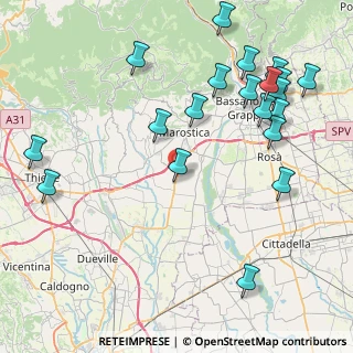 Mappa Via S. Gaetano, 36063 Marostica VI, Italia (10.145)