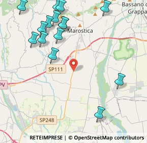 Mappa Via S. Gaetano, 36063 Marostica VI, Italia (5.11333)