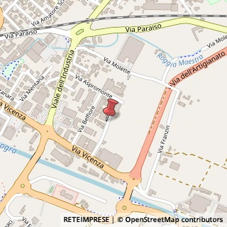 Mappa Via Vallone di Rovito, 10, 36015 Schio, Vicenza (Veneto)