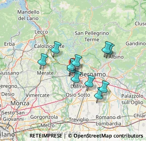 Mappa Strada Statale Briantea, 24036 Ponte San Pietro BG, Italia (9.99)