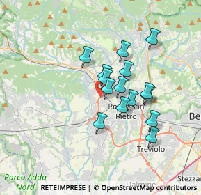 Mappa Strada Statale Briantea, 24036 Ponte San Pietro BG, Italia (2.672)