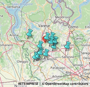 Mappa Via Milanello, 21040 Carnago VA, Italia (8.79083)