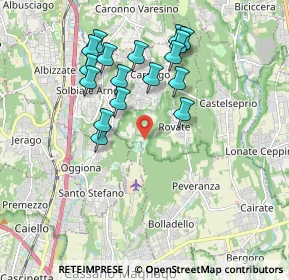 Mappa Via Milanello, 21040 Carnago VA, Italia (1.78588)