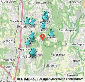 Mappa Via Milanello, 21040 Carnago VA, Italia (1.53462)