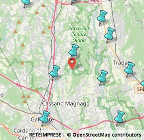 Mappa Via Milanello, 21040 Carnago VA, Italia (6.01692)
