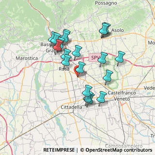 Mappa Via Torricella, 36028 Rossano Veneto VI, Italia (6.84)