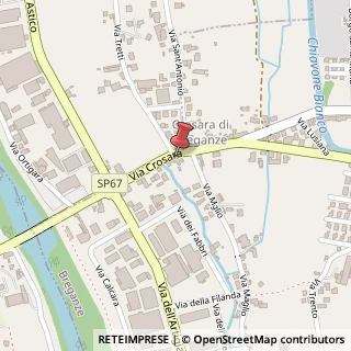 Mappa Via Crosara, 47, 36042 Breganze, Vicenza (Veneto)