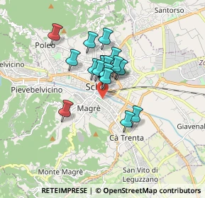 Mappa Via Rosso Tenente Ettore, 36015 Schio VI, Italia (1.16421)