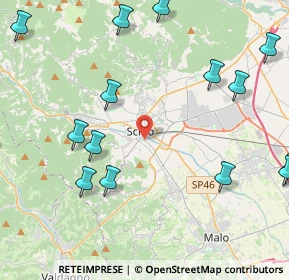 Mappa Via Mantova, 36015 Schio VI, Italia (5.654)