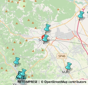 Mappa Via Mantova, 36015 Schio VI, Italia (7.382)