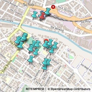Mappa Via Rosso Tenente Ettore, 36015 Schio VI, Italia (0.23448)
