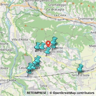 Mappa Via Brusicco, 24039 Sotto il Monte Giovanni XXIII BG, Italia (1.85)