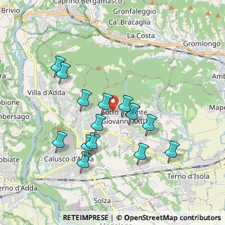 Mappa Via Brusicco, 24039 Sotto il Monte Giovanni XXIII BG, Italia (1.75714)