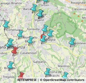 Mappa Via Amerigo Vespucci, 23873 Missaglia LC, Italia (2.61316)