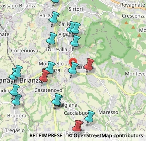 Mappa Via Amerigo Vespucci, 23873 Missaglia LC, Italia (2.4455)