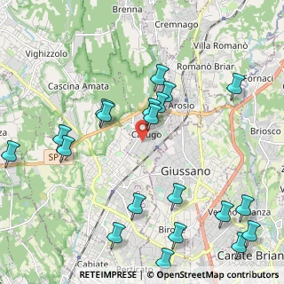 Mappa Via Alessandro Manzoni, 22060 Carugo CO, Italia (2.554)