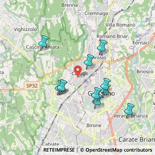 Mappa Via Alessandro Manzoni, 22060 Carugo CO, Italia (1.80273)