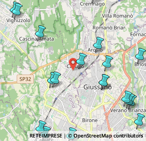 Mappa Via Alessandro Manzoni, 22060 Carugo CO, Italia (2.89105)