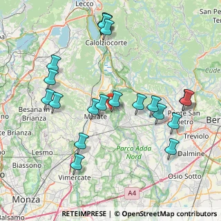 Mappa Via dei Ronchi, 23898 Imbersago LC, Italia (8.6985)