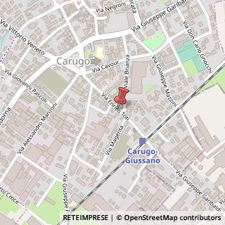 Mappa Via Enrico Toti, 46, 22060 Carugo, Como (Lombardia)