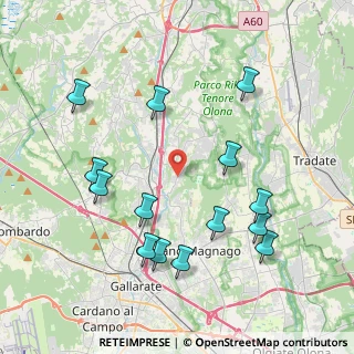 Mappa Via Volta, 21040 Oggiona Con Santo Stefano VA, Italia (4.32071)