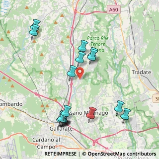 Mappa Via Volta, 21040 Oggiona Con Santo Stefano VA, Italia (4.55294)